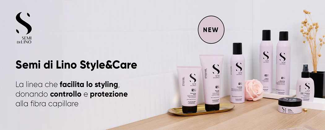 Style&Care - Linea di Styling Semi di Lino Style&Care - Linea di Styling Semi di Lino