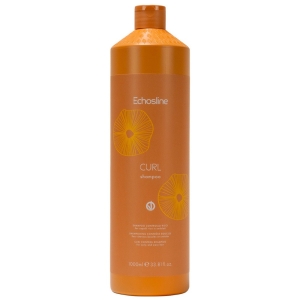Echosline Curl Shampoo Per Capelli Ricci e Ondulati 1000 ml